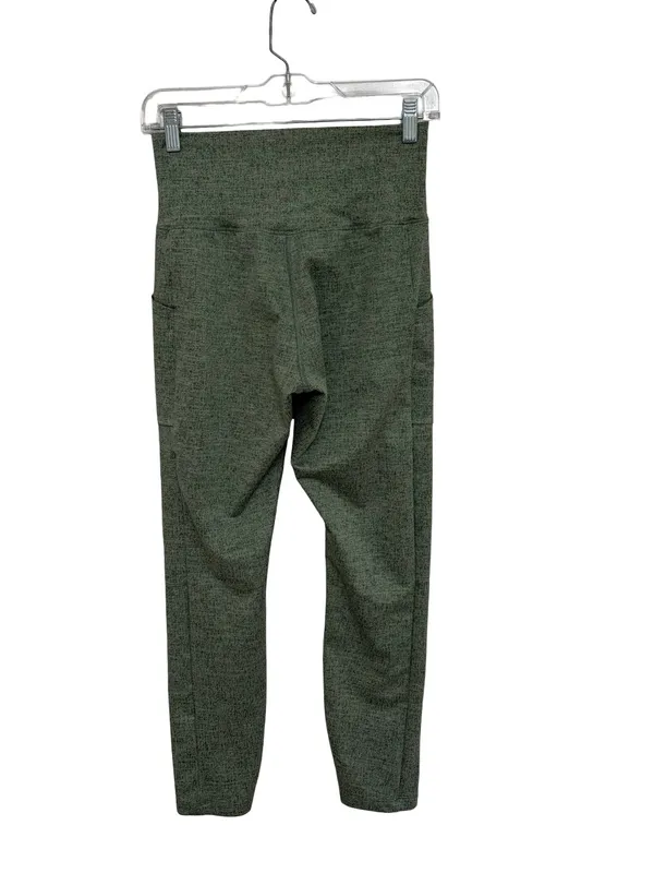 REI Co-Op Women’s High Rise Pocket Ankle Leggings in Textured Green - Size M - Image 2
