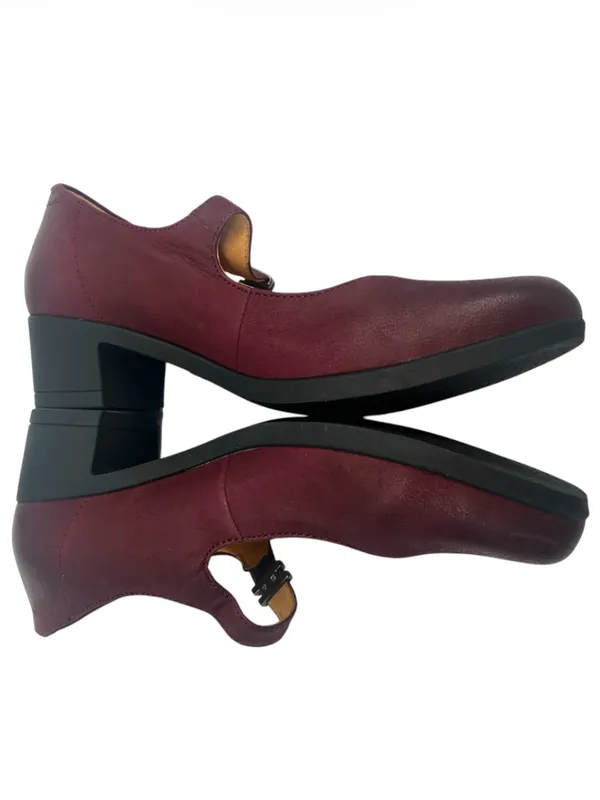 Dansko Callista Burnished Nubuck mary Jane shoes Wine sz 40 - Image 7