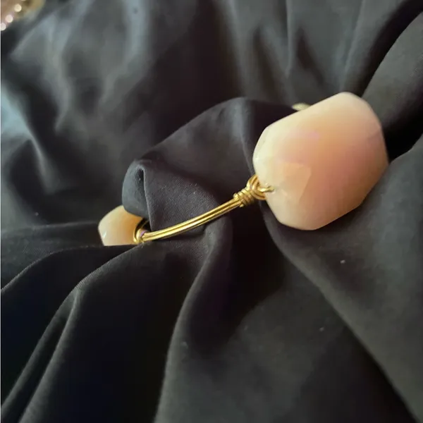 Bourbon and Bowties Rose quartz stones bracelet - Image 2