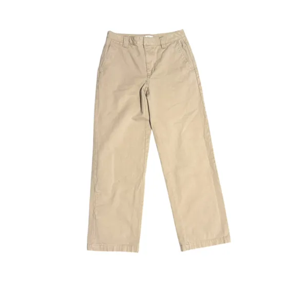 Aritzia TNA Khaki Denim Trouser High Waisted Jean Neutral Women's Size 4 - Image 5