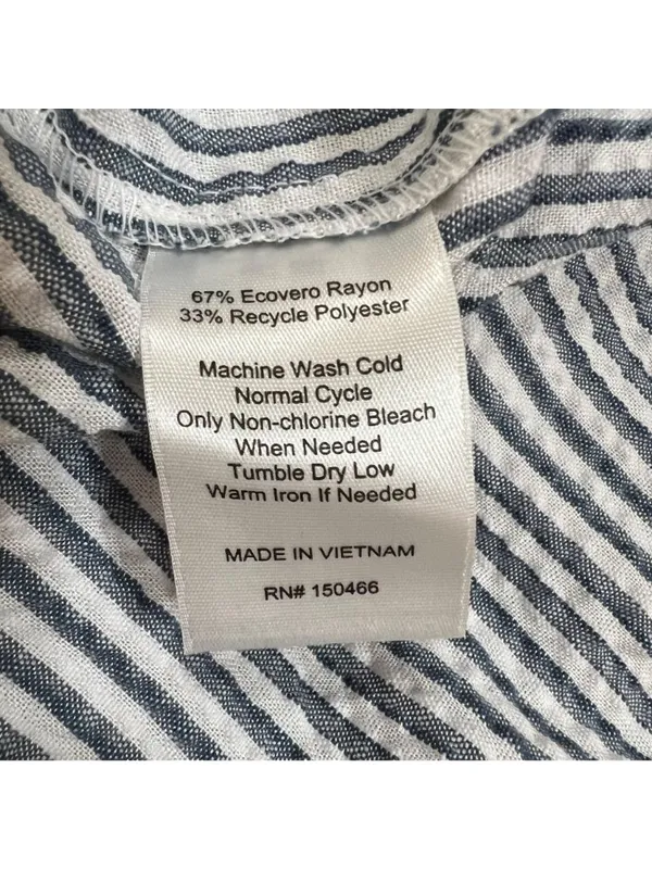 Market Spruce Coastal Nautical Striped Maxi Sun Dress Blue White Size 2X NWT - Image 11