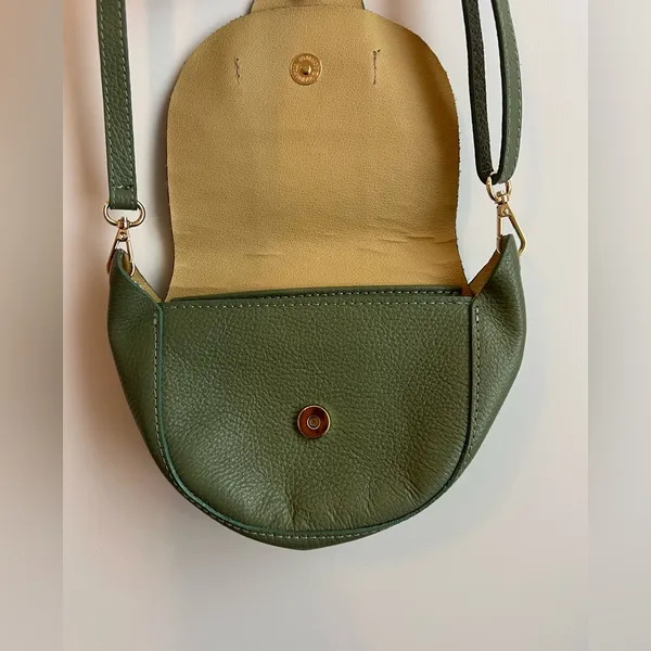 Giana Chiarini Italian Leather Crossbody Bag - Image 2