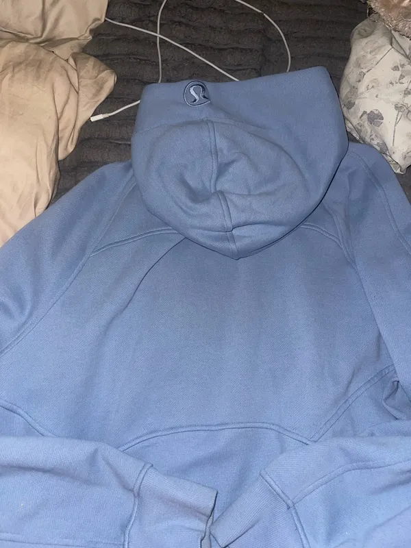 Blue Lululemon Scuba Hoodie - Image 2