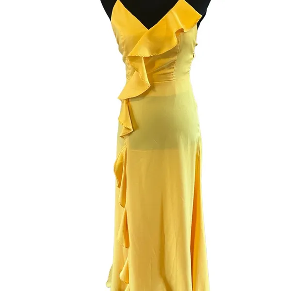 Luxxel Beautiful Yellow Dress - Image 6