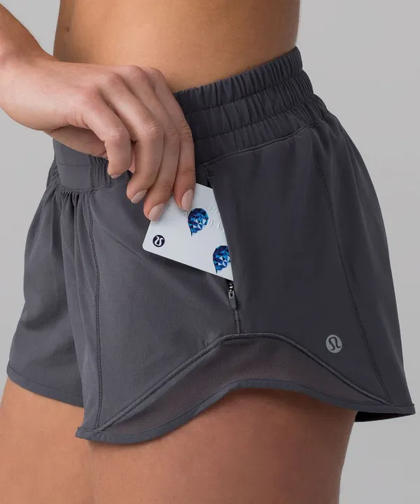 Lululemon Hotty Hot Low-Rise 2.5" Shorts Dark Grey - Image 3