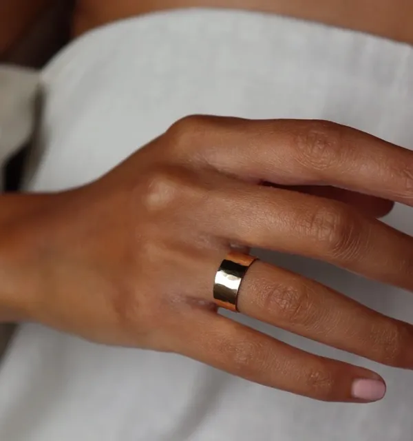Token Jewelry Luxe Ring Gold Size 6 - Image 3