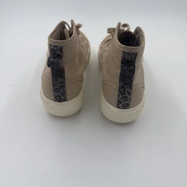 Adidas Nizza Trek Canvas Sneakers Women's Size 7 Tan Lace Up Platform Trainer - Image 3