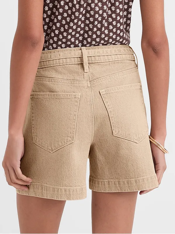 Petite Curvy Belted Denim High-Rise Utility Short Size 29 Women’s NWT - Image 2