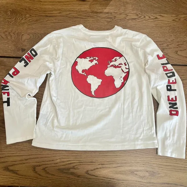 CHNGE graphic long sleeve shirt White Size XS - Image 2