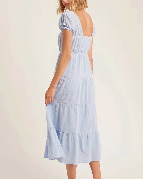 Penelope The Label Bella Tiered Midi Dress - Image 2