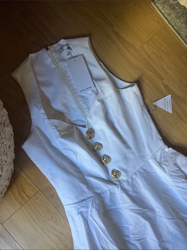 NADINE MERABI Annabelle white Dress - Image 2