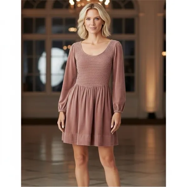 Free People Farrier Velvet Mini Dress - Image 2