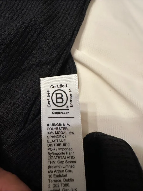 Athleta Wind Down Sleep Top - Women's Black Long Sleeve Henley - NWT - Size XL - Image 8