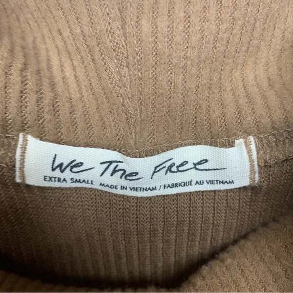 We the Free Snow Bunny Off Shoulder Cowl Neck Ribbed Sweater Size XS - Image 11