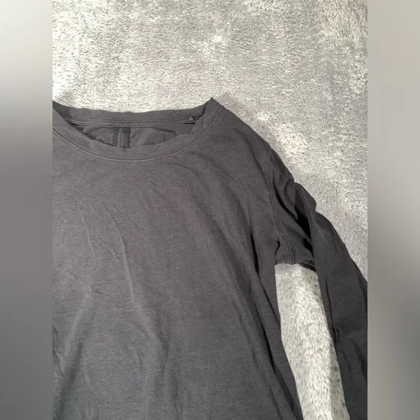 Lululemon athletica Dark Gray Long Sleeve Shirt - Image 3