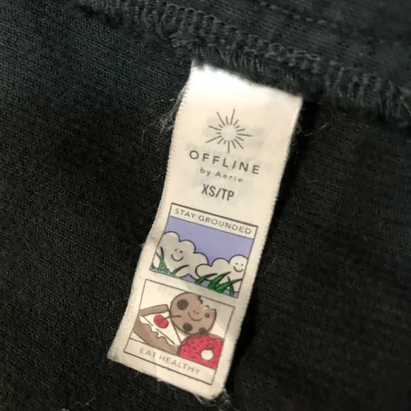 OFFLINE by Aerie Black Corduroy Quarter Zip Shacket - Image 5