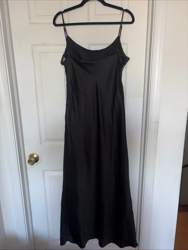 Princess Polly Maybelle Lace Maxi Dress Black Size 10 - Image 4