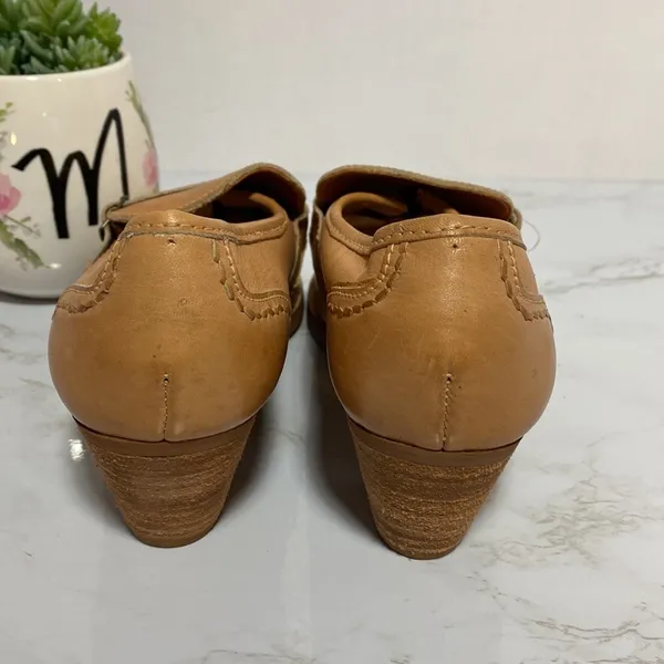 Village Cobbler tan leather shoes - Image 3