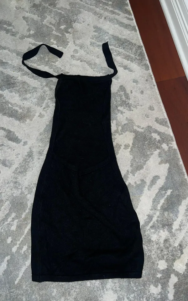 Lydia Knitted Halter Dress - Image 3