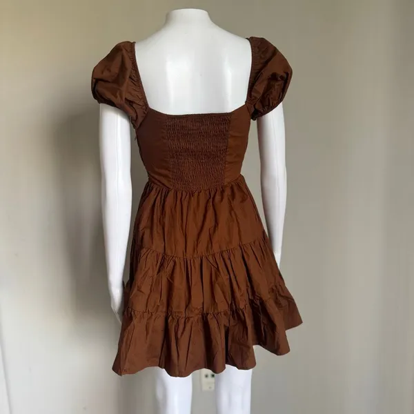 Princess Polly Cut Out Tiered Mini Romantic Coquette Grad Dress Size 2 NWT - Image 4