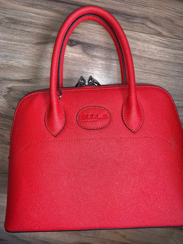 Designer Handbag Orange - Image 8