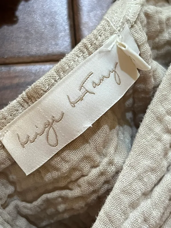 Long Sleeve Cropped Blouse - Image 3