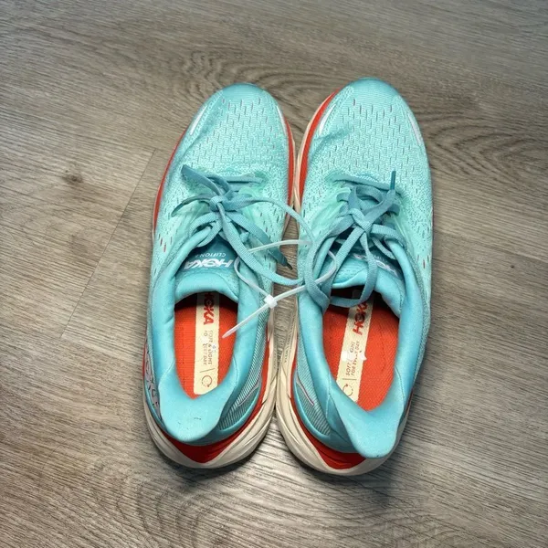 Hoka One One Clifton 8 Women's Aquarella, Eggshell Blue - Image 9