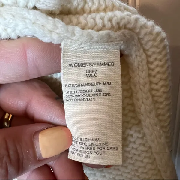 Woolrich Women's Cream Cardigan Sweater‎ - Image 5