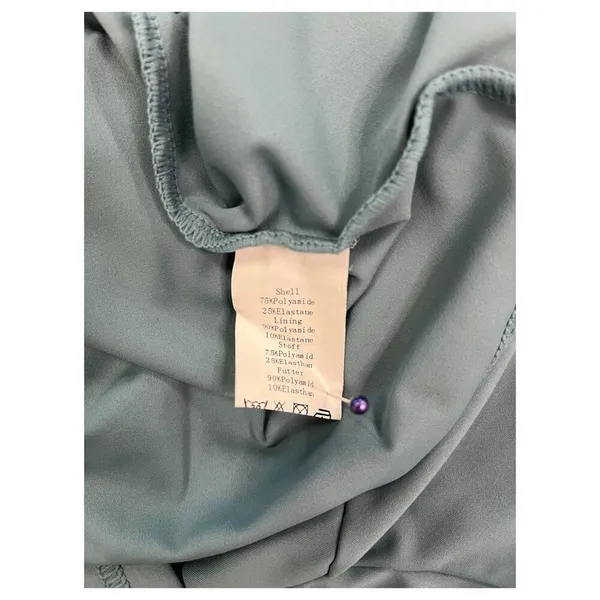 Jack Smith Tennis Dress Womens Small Green Open Back Shorts Athletic Golf Sports - Image 12