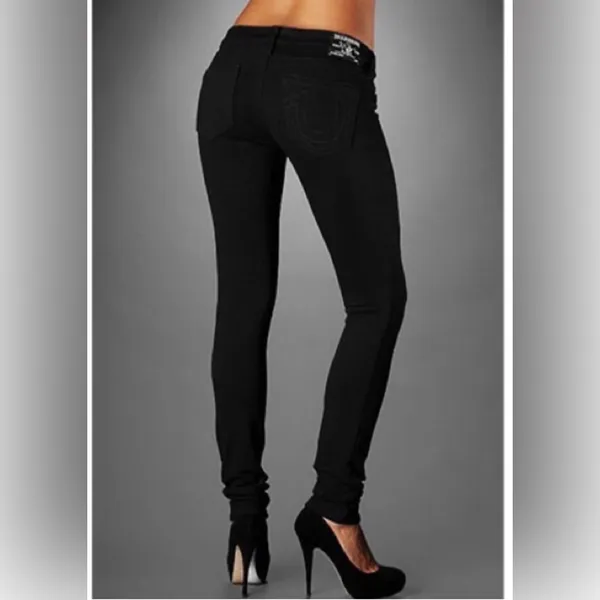 True Religion Stella Stretch Pointe Skinny Jeans Size 23 - Image 3