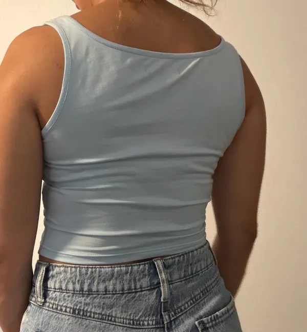 SheIn cinderella blue tank top - Image 2