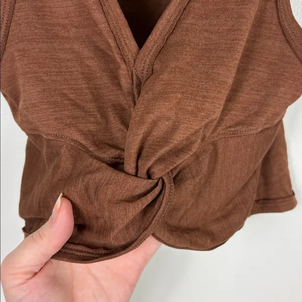 Free People Movement New Moon Tank Top Women’s Size XS Brown Twist - Image 4