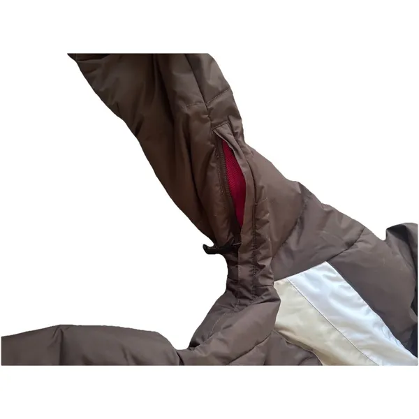 Oakley Women's Full Zip Ski Snowboard Jacket Brown Pink Small Down Puffer‎ Coat - Image 8