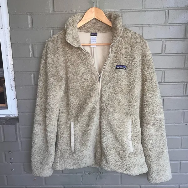 Patagonia Los Gatos Fleece Zip Jacket - Large. Teddy Bear Fleece - Image 6
