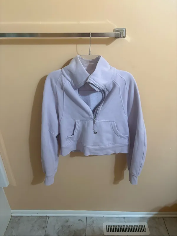 Lululemon Scuba Oversized Funnel Neck Half-Zip in Lavender Dew - Image 3