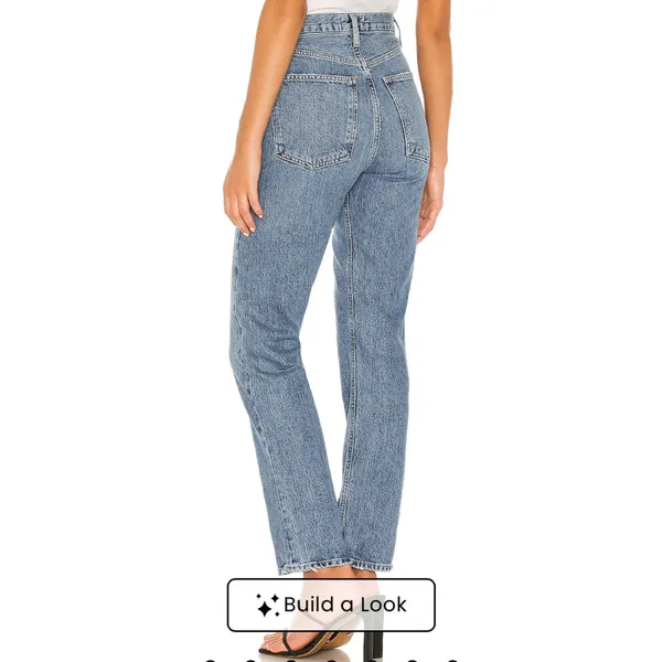 Agolde 90's Pinch Waist Jeans in Navigate size 25 - Image 3