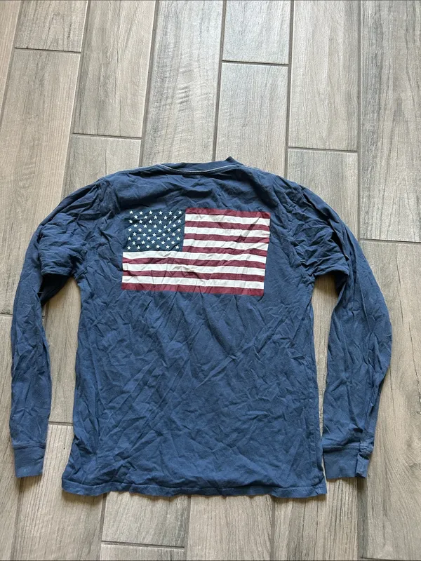 League Boise state Navy Long-Sleeve Pocket Tee - Image 5