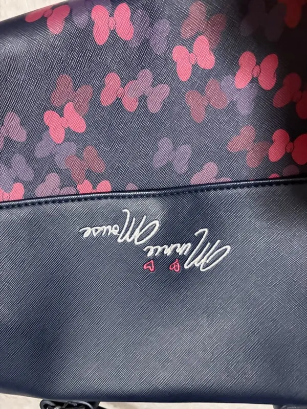 Disney Minnie Mouse Crossbody Bag with Bow Print - Image 5