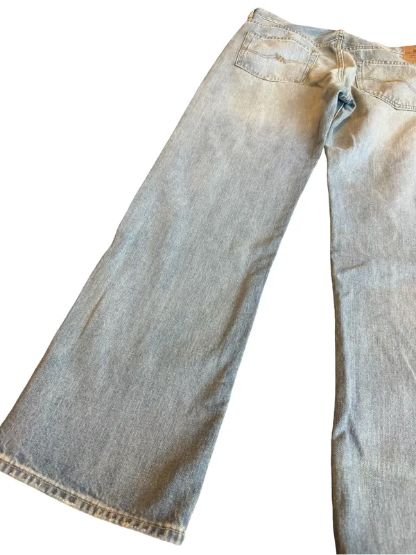Denimist Lindsay Slim Boyfriend Jeans Light Wash Denim Distressed Size 31 Womens - Image 12