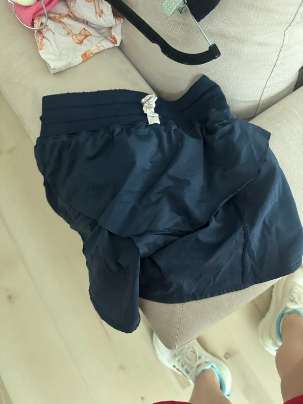 Lululemon Track That Shorts running *5" True Navy high rise pockets - Image 8