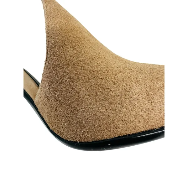 Natori Minh-Su Color Doe Kid‎ Suede Women's Pointed Toe Heel Mule Size 9M NWB - Image 9