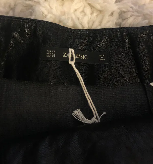 ZARA Leather Skirt - Image 2