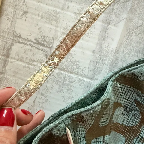 Vintage Y2K Ed Hardy Snake Print Purse Handbag Purse (Peeling Strap) - Image 4