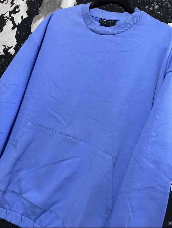 ASOS Design Essential Drop Shoulder Pocket Sweatshirt - Image 2