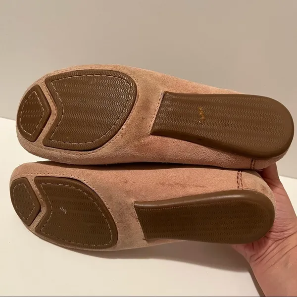 Cole Haan Blush Pink Bow Detail Driving‎ Loafers - Image 6