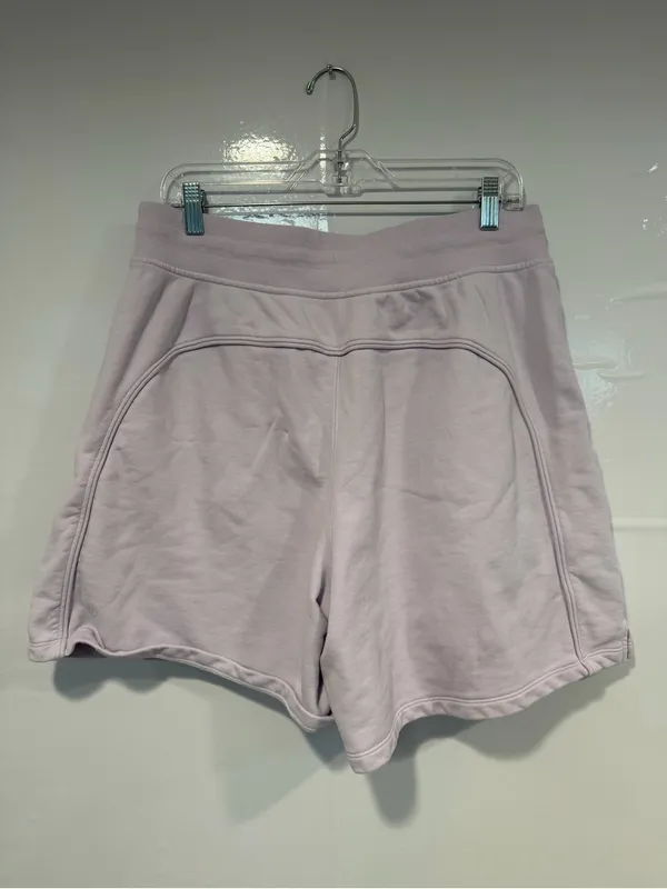Lululemon Lavender Dew Scuba Drawstring Lounge‎ Shorts - Image 4