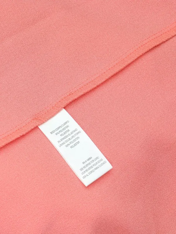 Julia Jordan Womens Knot-Neck Midi Halter Dress JJ38691 Melon Pink 14 - Image 5