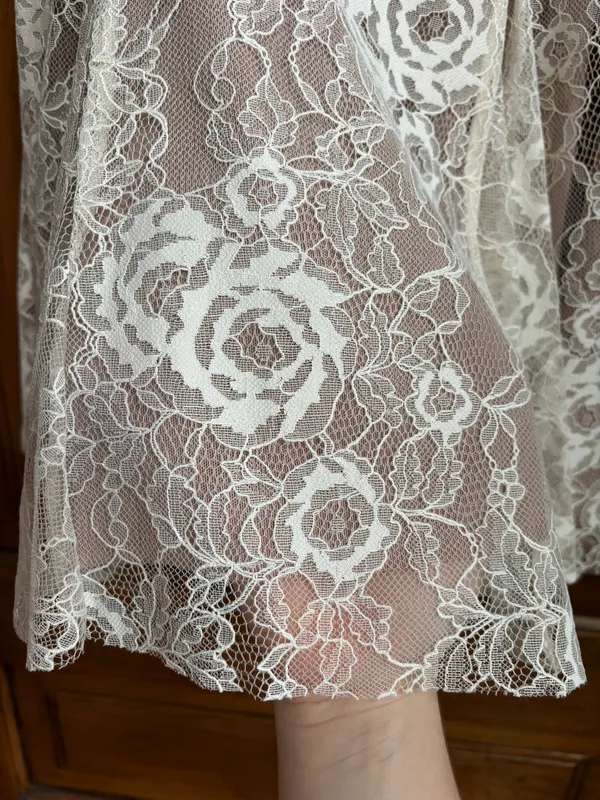 Revolve Tracy Mini Dress in Ivory - Image 7