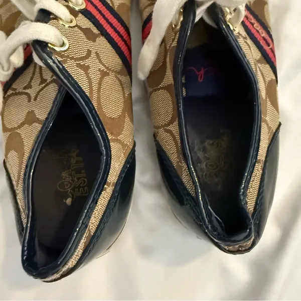 EUC Y2K Vintage Coach Poppy Series Folly Sneaker - Image 9