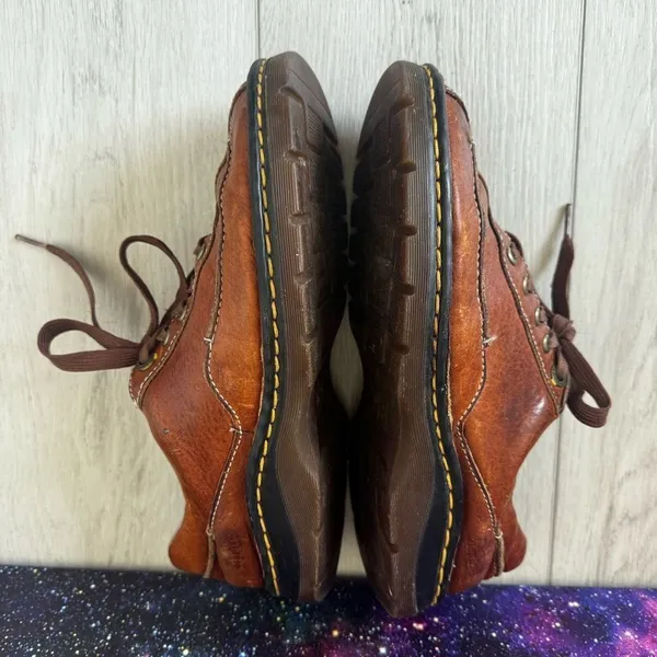 Dr Martens 11200 Distressed Brown Leather Lace Up‎ Y2K Shoe Women Sz 9 Men Sz 8 - Image 6